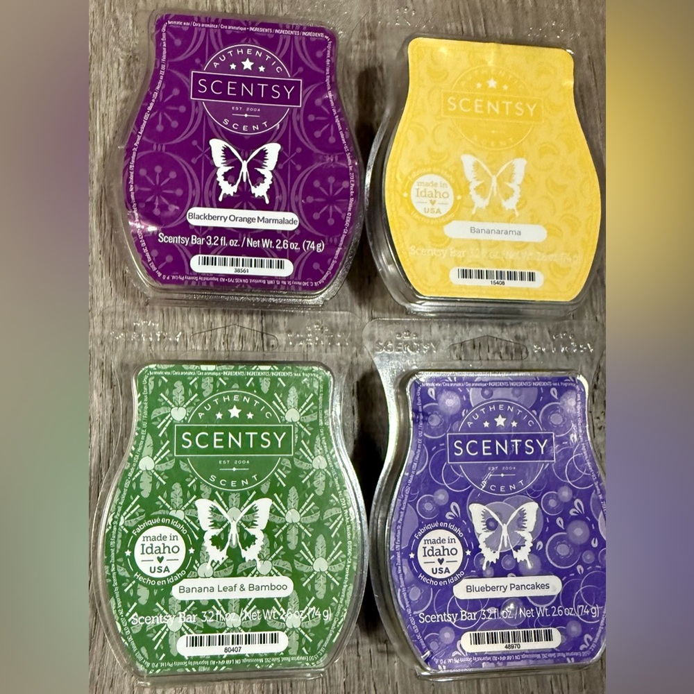 Scentsy Wax Melt Bundle Set of 4 | Fruity + Bakery Scents | New - Picture 3 of 5